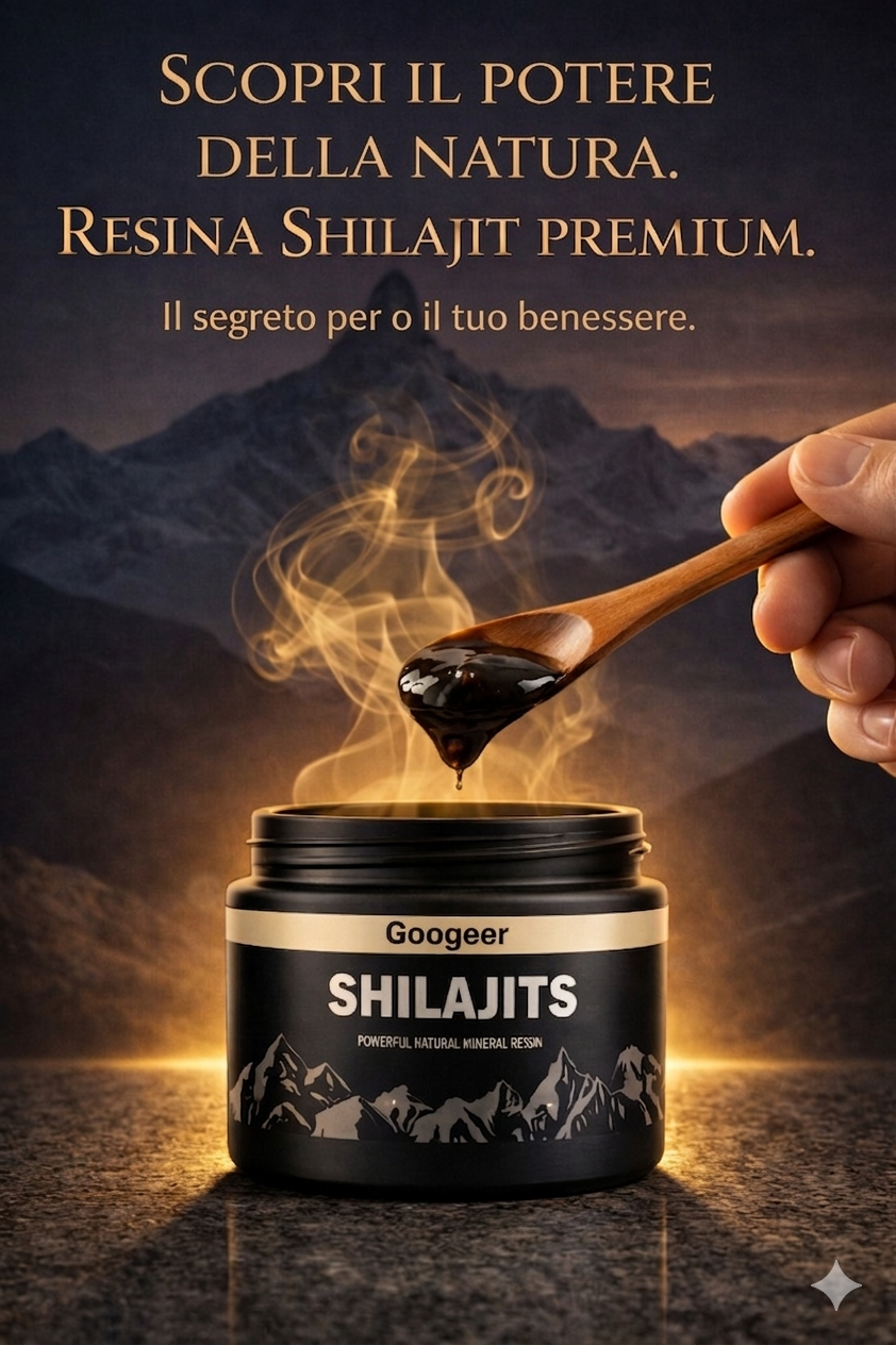 100% Shilajit puro 💎 Fonte di energia vitale dell'Himalaya
