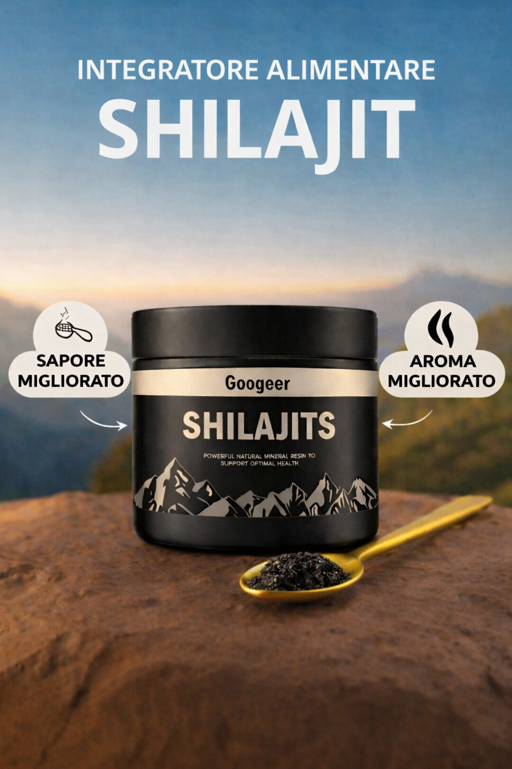 100% Shilajit puro 💎 Fonte di energia vitale dell'Himalaya